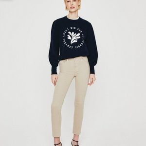 Adriano Goldschmied Cloud Soft Denim Mari High Rise Slim Straight, 29R